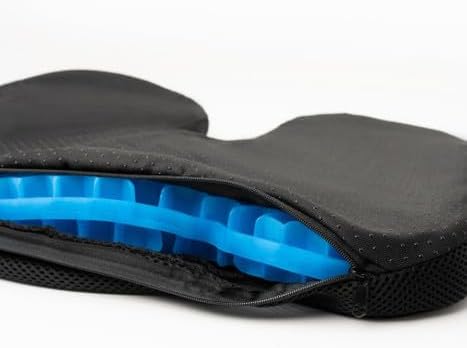 Asiento de gel con diseño de panal 3D