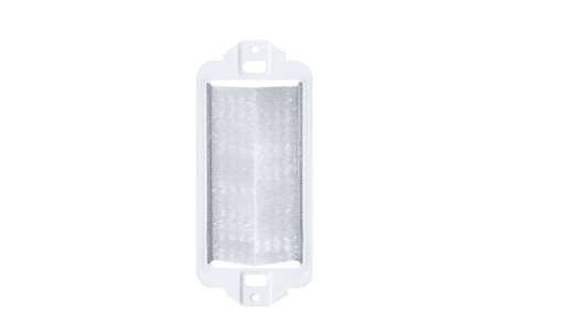 Leviton Decora Brush Passthrough Insert, White (41075-DBW)