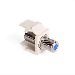 Leviton Quickport F Connector Light Almond (41084-FTF)