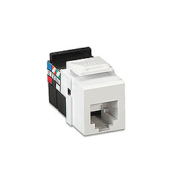 Leviton Quickport Voice 6P6C White (41106-RW6)
