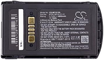 Batterie lithium-ion Zebra MC3200 de capacité standard - Pour appareil portable - Batte