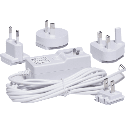 Adaptador de fuente de alimentación DoorBird DB-PSU-DIN para UE, EE. UU., Reino Unido y Australia, de 100-240 V CA a 15 V CC a 1 A (423867314)