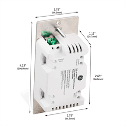 GE Enbrighten Add-On Remote Switch for 3 Way, 4 Way QuickFit and SimpleWire (46199)