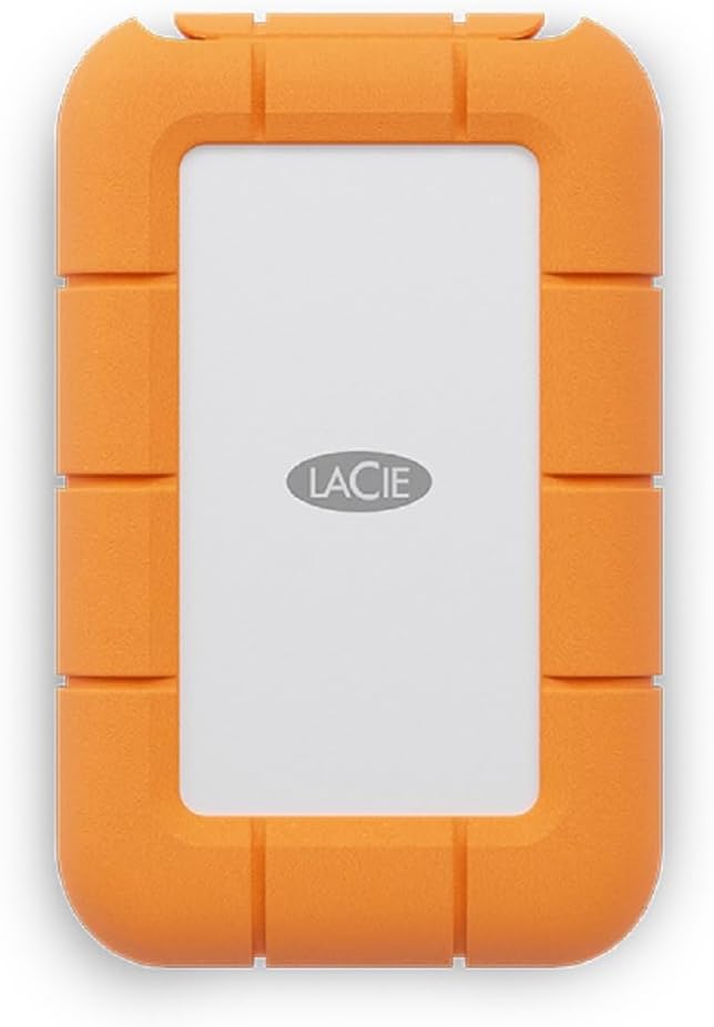 Disque SSD LACIE RUGGED MINI 4 To USB 3.2 GEN 2X2 2,5 pouces