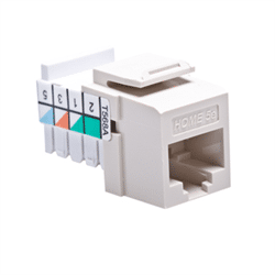 Leviton Home 5e Connector CAT5E - Light Almond (5EHOM-RT5)
