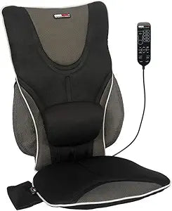 Cojín de asiento del conductor con respaldo y soporte de calor y masaje