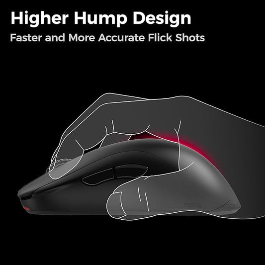 Souris de jeu Benq Zowie noire sans fil, petite taille, sans pilote
