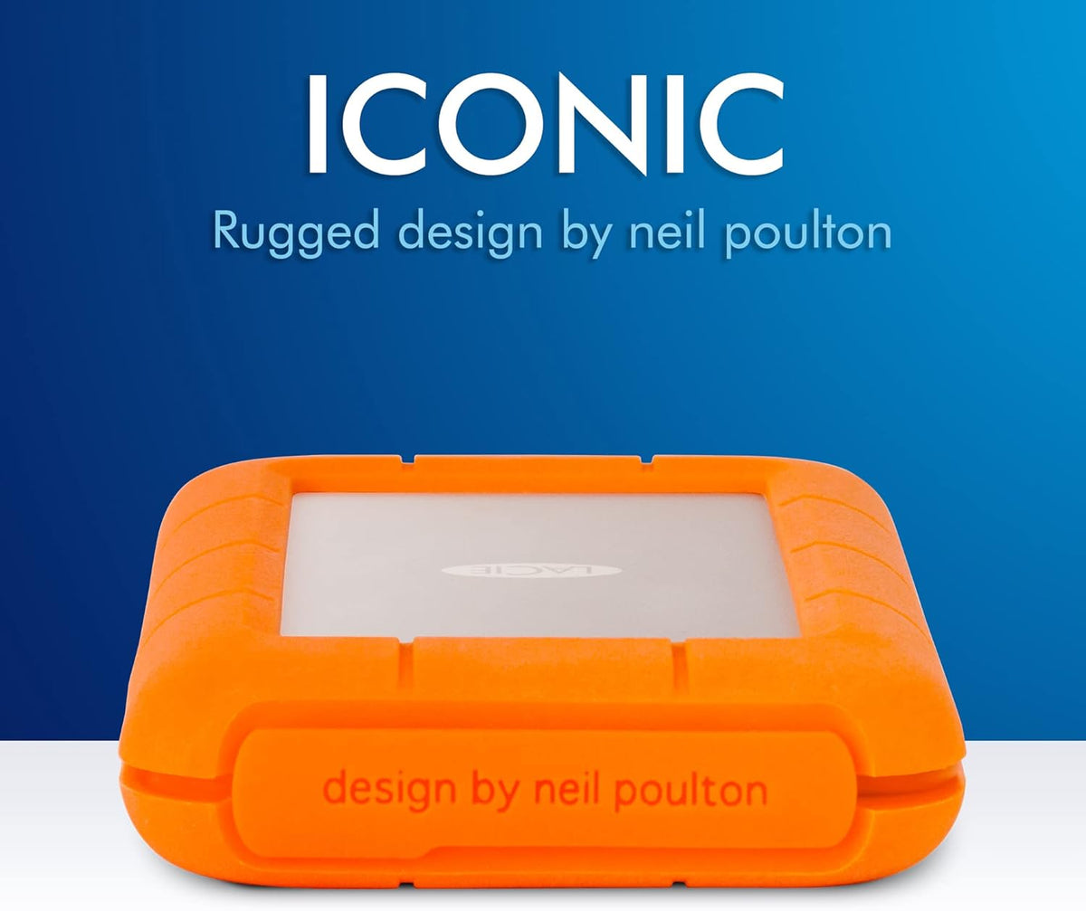 5TB LACIE RUGGED USB-C USB 3.1 TYPE C 3600 RPM 1MB 2.5E