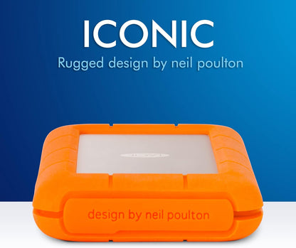 5TB LACIE RUGGED USB-C USB 3.1 TYPE C 3600 RPM 1MB 2.5E
