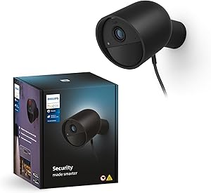 Caméra filaire Hue Secure Cam noire, lot de 1