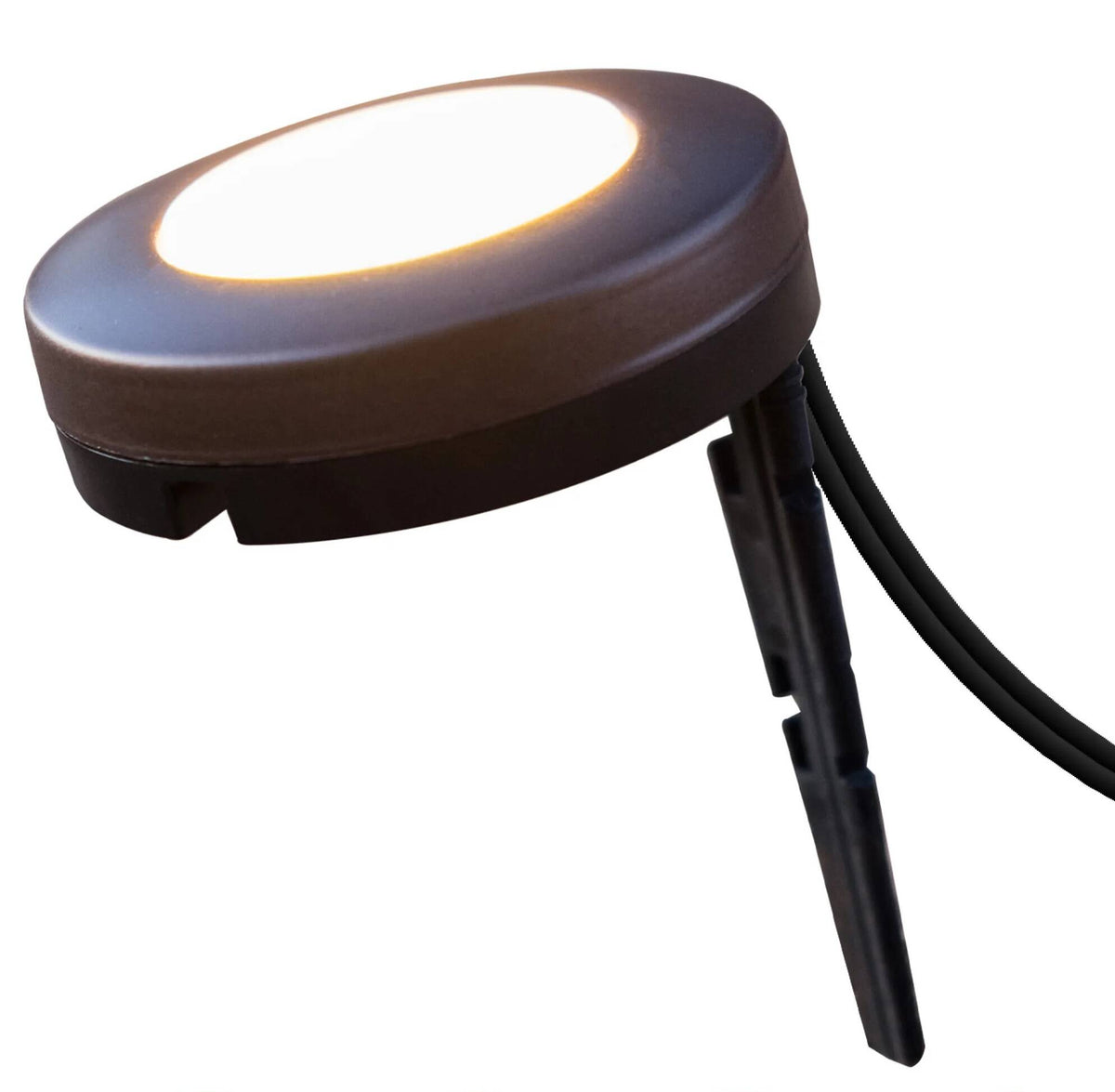 JascoPro LED Landscape Lights,10FT, 12 Pucks, Oil-Rubbed Bronze (66901)