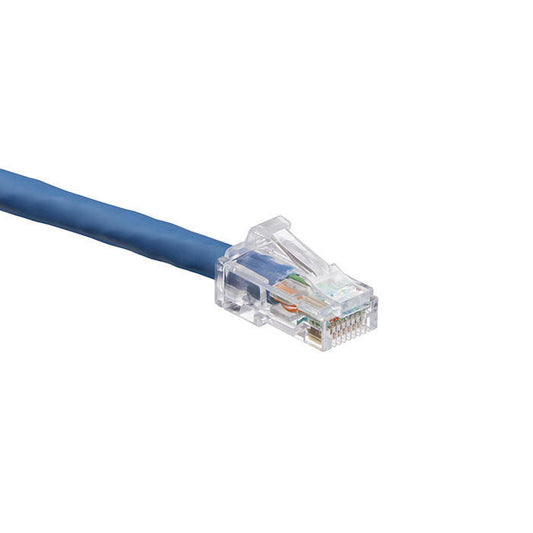 Leviton eXtreme Cat 6 SlimLine Boot Patch Cord, 3 ft, Blue (6D460-3L)