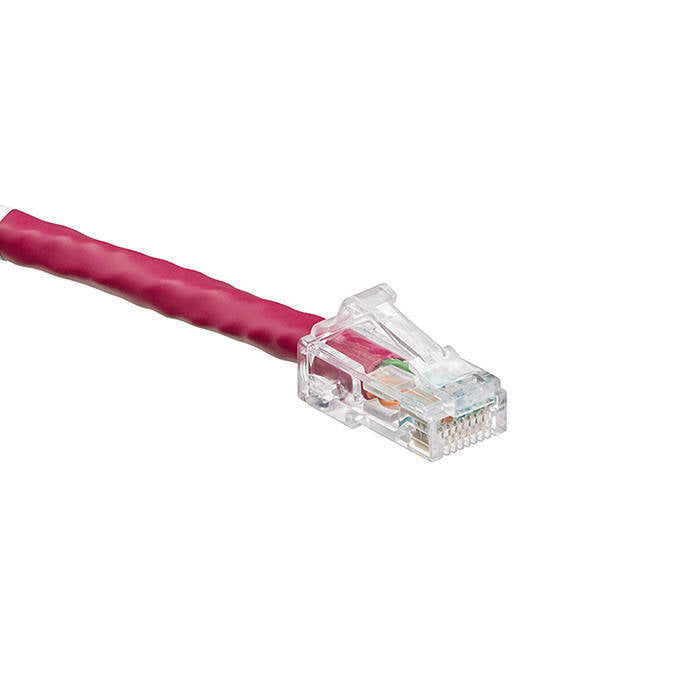 Leviton eXtreme Cat 6 SlimLine Boot Patch Cord, 7 ft, Red (6D460-7R)