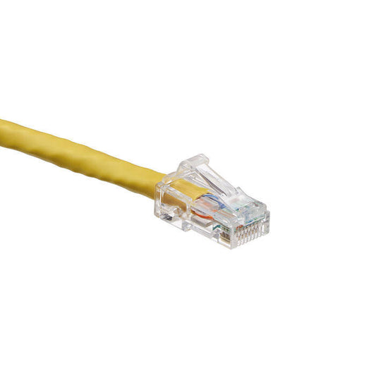Leviton eXtreme Cat 6 SlimLine Boot Patch Cord, 7 ft, Yellow (6D460-7Y)