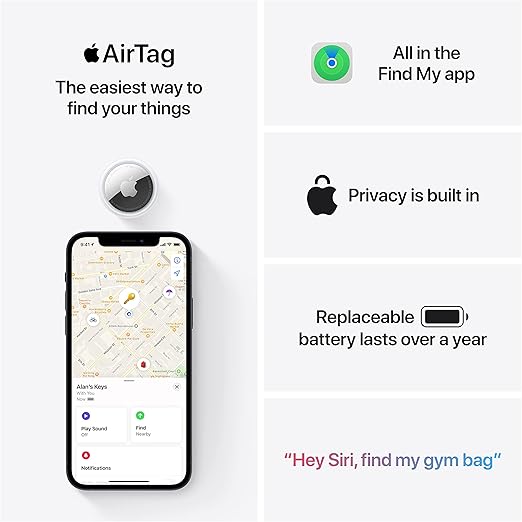 Apple AirTag - Lot de 4