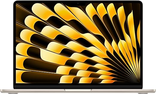 Apple MacBook Air 2025, FR MBA 13 pouces M4, processeur 10 cœurs, carte graphique 10 cœurs, SSD 16 Go 512 Go - Starlight
