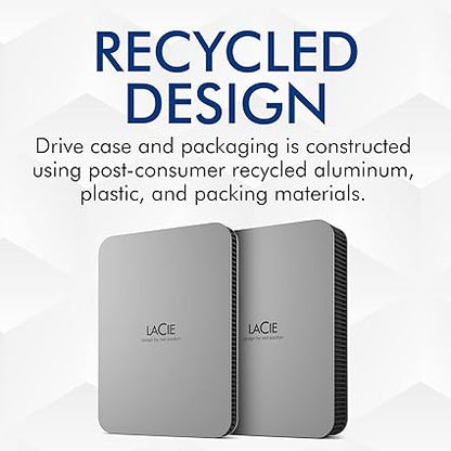 MULTI 10 2TB LACIE MOBILE DRIVE USB3.1 TYPE C