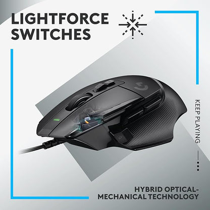 G502 X GAMING MOUSE BLK