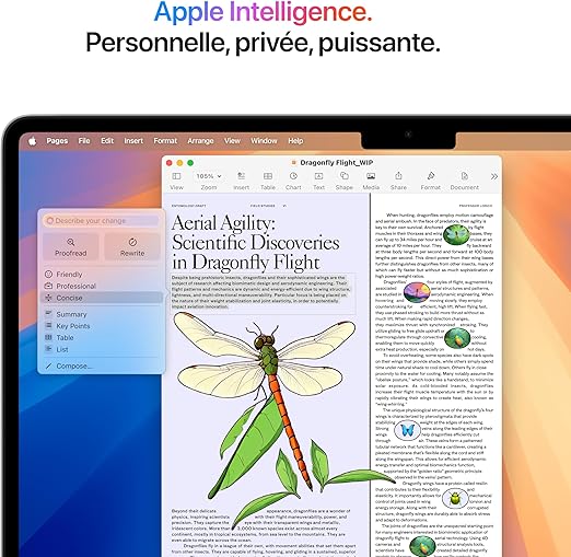 MacBook Air de Apple 2025 FR MBA de 13 pulgadas con chip M4, CPU de 10 núcleos, GPU de 10 núcleos, 24 GB, SSD de 512 GB, color azul cielo