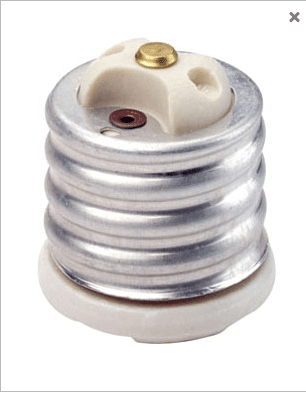 Leviton Mogul-Medium Base, One-Piece, 250V, 660W, For Porcelain Socket (8681)