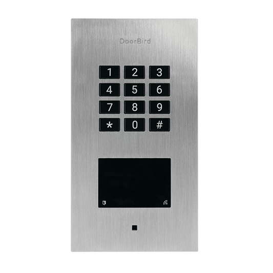 DoorBird IP and WiFi Access Control Device, Flush Mount, Stainless Steel (A1121FL)