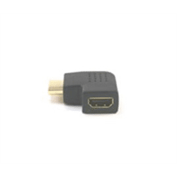 Azco HDMI Gold Plated Male / Female 90 Degree Adapter (AZHDMI103)