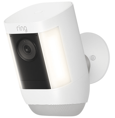 Ring Spotlight Cam Pro, Battery, White (B09DRPDNC7)