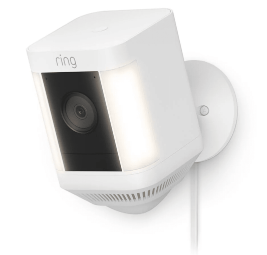 Ring Spotlight Cam Plus, Plug-in, White (B09K1KWLN8)