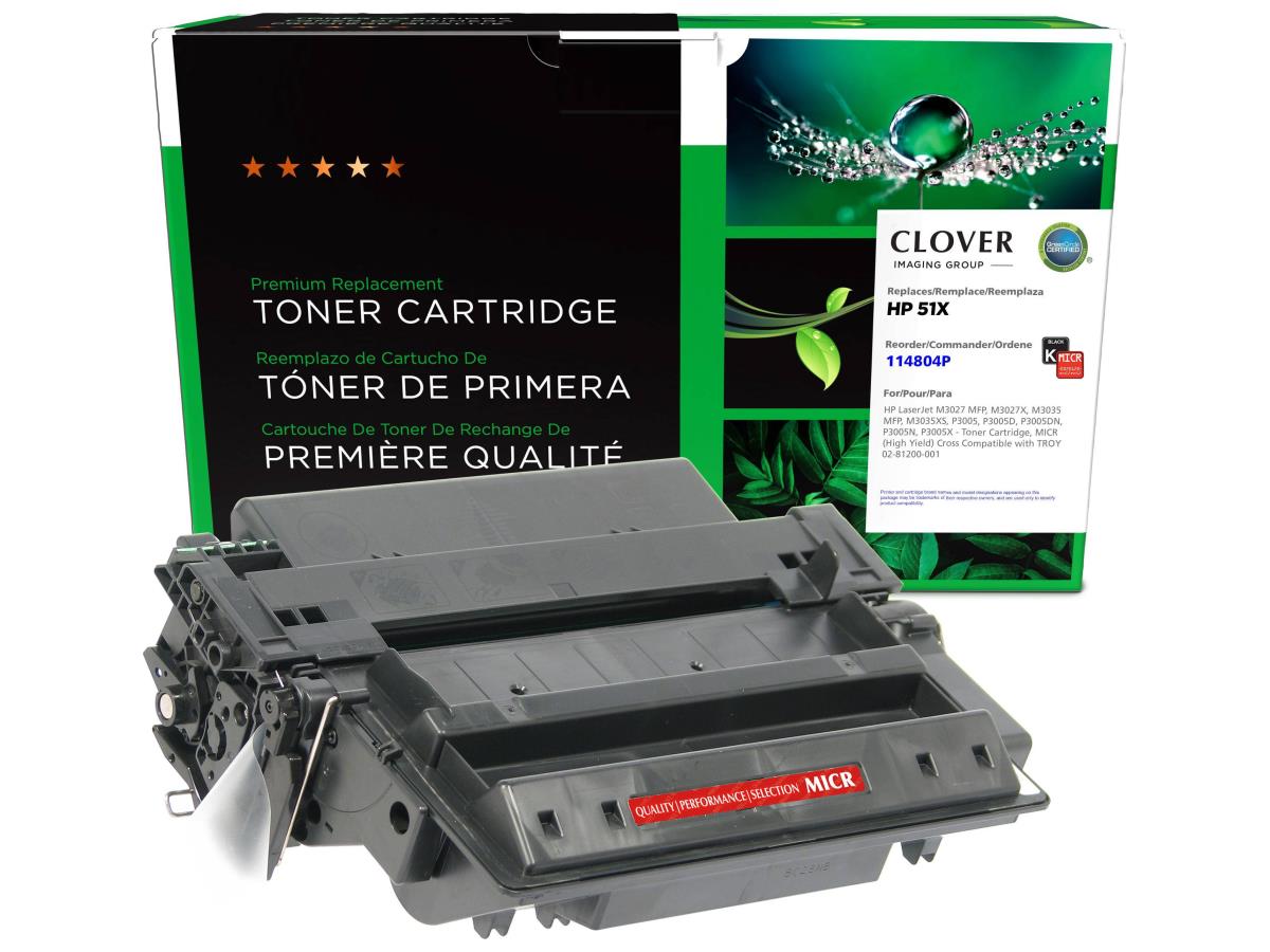 Clover Imaging Remanufactured High Yield Micr Toner Cartridge Alte