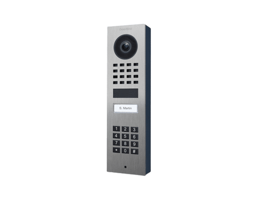 Doorbird Compact IP Video Door Station w/ Keypad, Surface Mount, Stainless Steel (D1101KV)