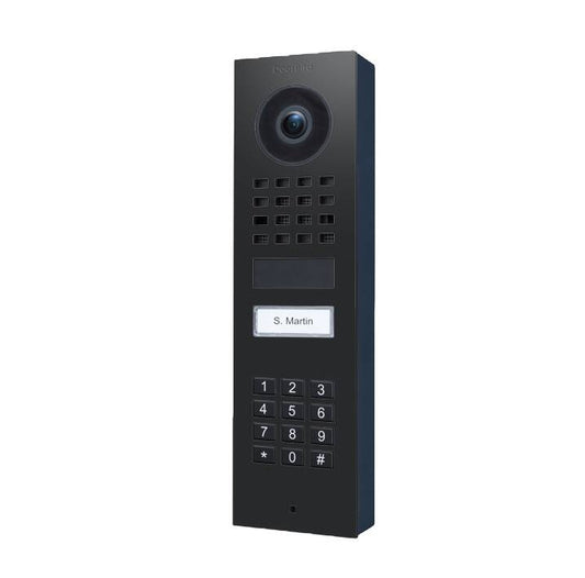 Doorbird Compact IP Video Door Station 1 Unit, Surface, Raven Polar/ Graphite BK (D1101KV-S-RPBLK)
