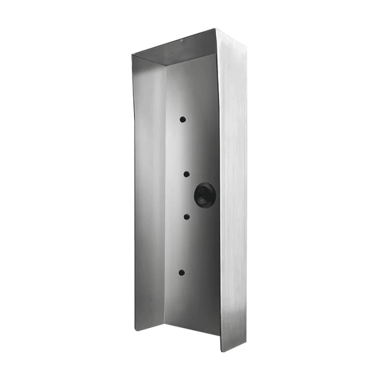 DoorBird Protective Hood for D21DKV, for use with Surface Mount Box, Brushed (D21XKVPH)