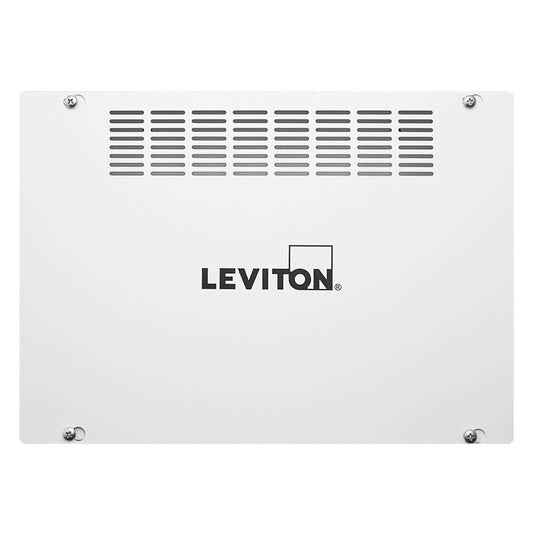 Caja Leviton para montaje en rack con riel DIN, tamaño pequeño de 14"10" con (1) riel de 12,9" (DINRK-1)