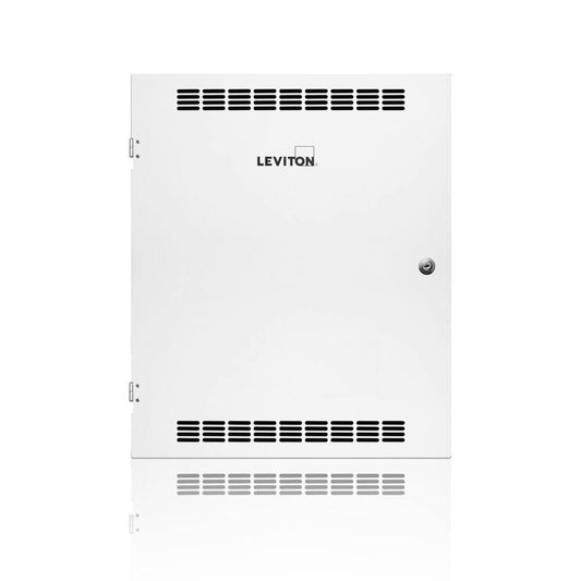 Caja Leviton para montaje en rack con riel DIN, mediana, 21" x 25" con (3) rieles de 13,7" (DINRK-A03)