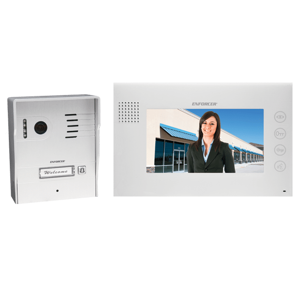 Seco-Larm Video Door Phone Intercom, 7" Screen (DP-264-1C7Q)