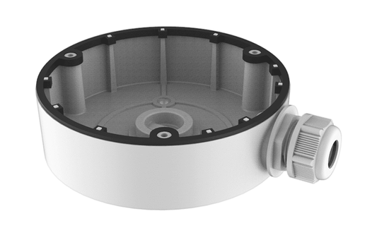 Hikvision Bracket, Junction Box (4.99" × 1.38") White Replaces CB130T (DS-1280ZJ-DM8)