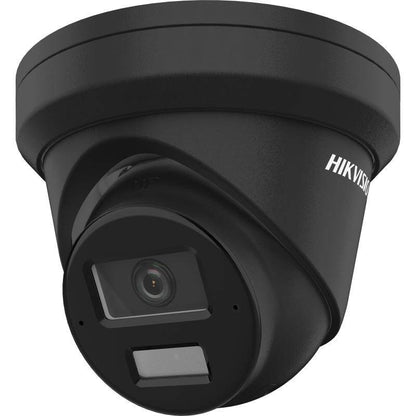 Cámara de red Hikvision Acusense Smart Hybrid Light Turret de 8 MP, 2,8 mm, negra (DS-2CD2383G2-LI2U-2.8MM-B)