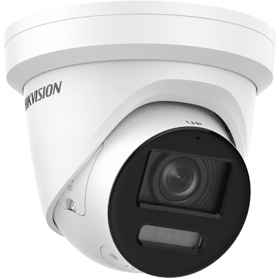 Hikvision 8MP IP Turret Camera, ColorVu, Strobe Light/Audible Warning, 4mm (DS-2CD2387G2-LSU/SL-4MM)