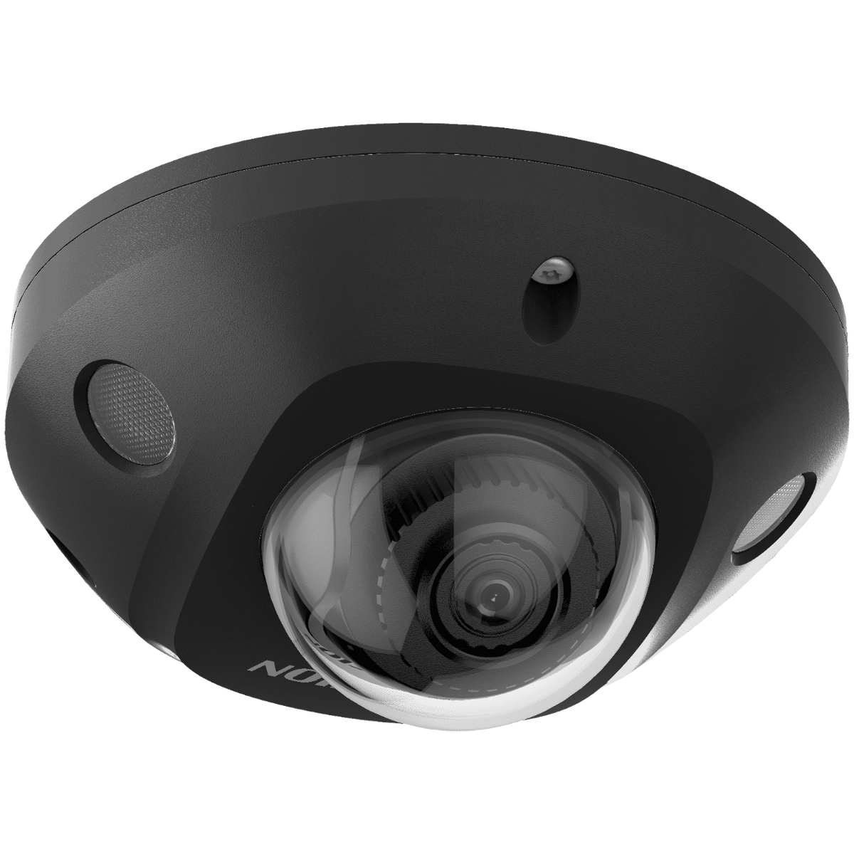 Caméra mini-dôme réseau IP Hikvision AcuSense, microphone, IK08, 4 Mpx, 2,8 mm, noire (DS-2CD2543G2-ISB-2,8 mm)
