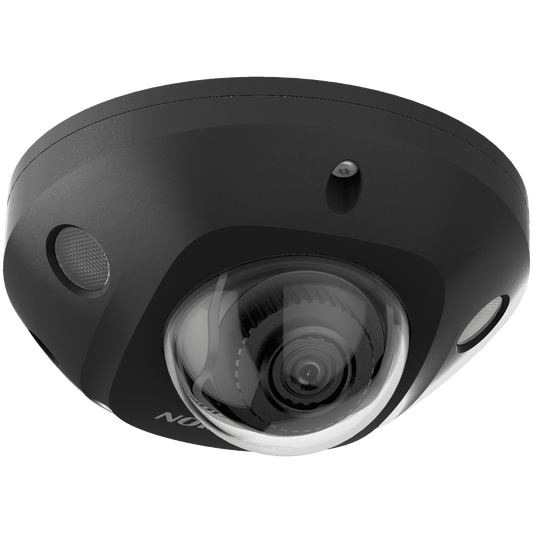 Hikvision IP Network Mini Dome AcuSense Camera, Mic, IK08, 4MP, 2.8mm, Black (DS-2CD2543G2-ISB-2.8MM)