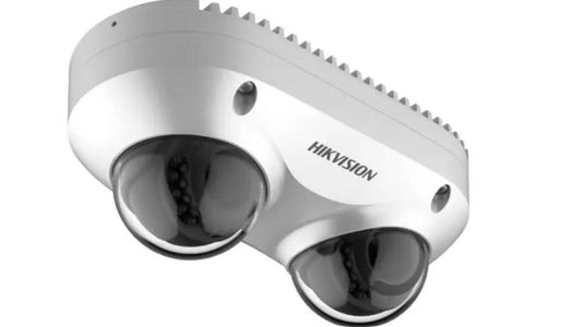 Caméra Hikvision PanoVu 10 Mpx (2 x 5 Mpx) à double objectif 2,8 mm, blanche (DS-2CD6D52G0-IHS-2,8 mm)