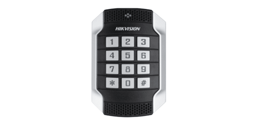 Hikvision 1104 Series Metal Vandal-proof Mifare Card Reader with Keypad (DS-K1104MK)