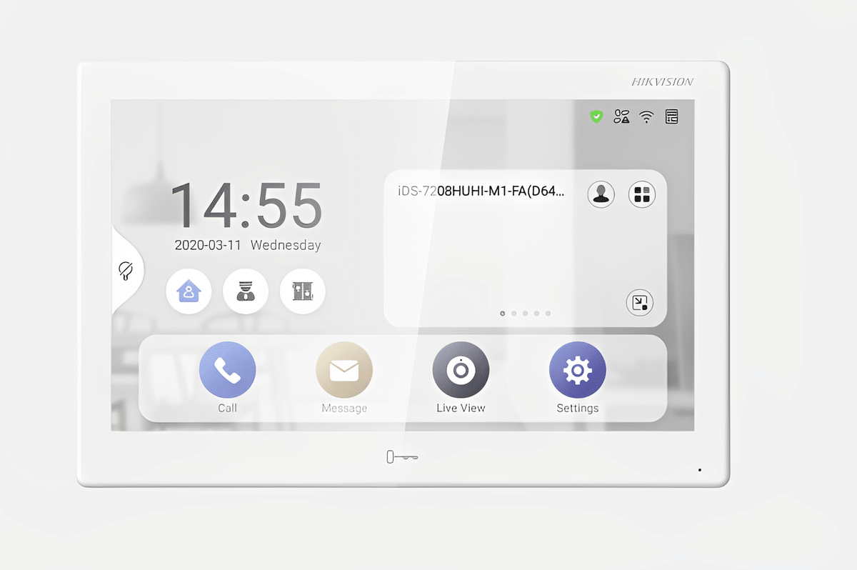Hikvision IP Video Intercom Indoor Station Android 10.1 inch Touch Screen (B) (DS-KH9510-WTE1)