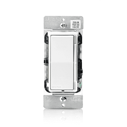Leviton Decora Rocker Slide Dimmer for Incandescent, LED, CFL, No Neutral (DSL06-1LZ)