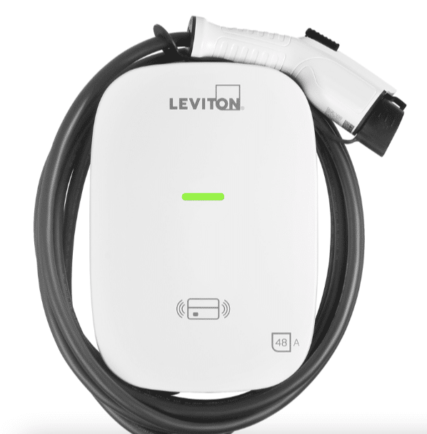 Chargeur pour véhicule électrique Leviton EVR-Green 48 A niveau 2 avec RFID (EV480)