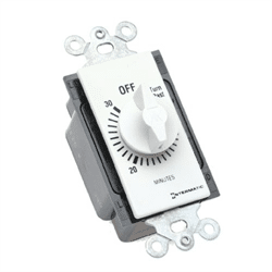 Intermatic Decorator Spring Wound Countdown Timer White SPST 30 Minutes (FD30MWC)