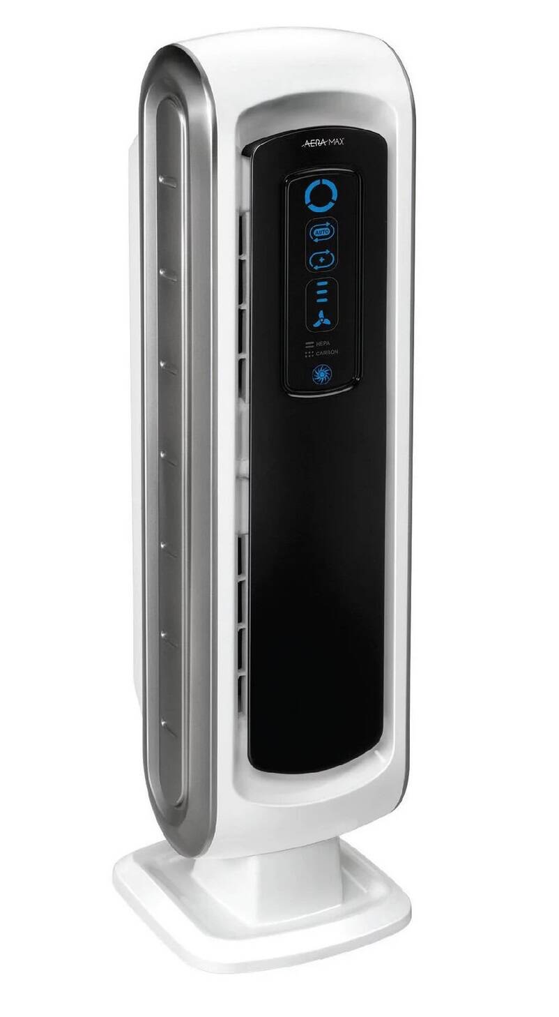 Fellowes Aeramax 100 DX5 True HEPA Room Air Purifier,100-200 SQ FT, White (FEL-9320301)