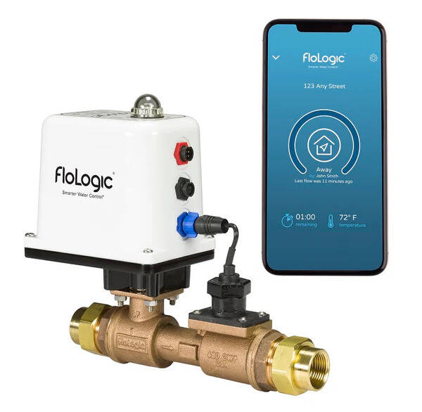 FloLogic FLS_G2 Water Shut Off System with 2" Valve and Gateway Connect (FLS_G2)