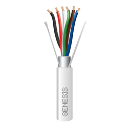 Genesis 22/6 Stranded Shielded Reader Wire 1000FT 304.8m Box, FT6 CMP Plenum (GEN-32061112)