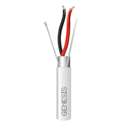 Genesis 18/2 Stranded Shielded Wire 1000FT/304.8m Box, FT6 CMP Plenum, Natural (GEN-32141112)